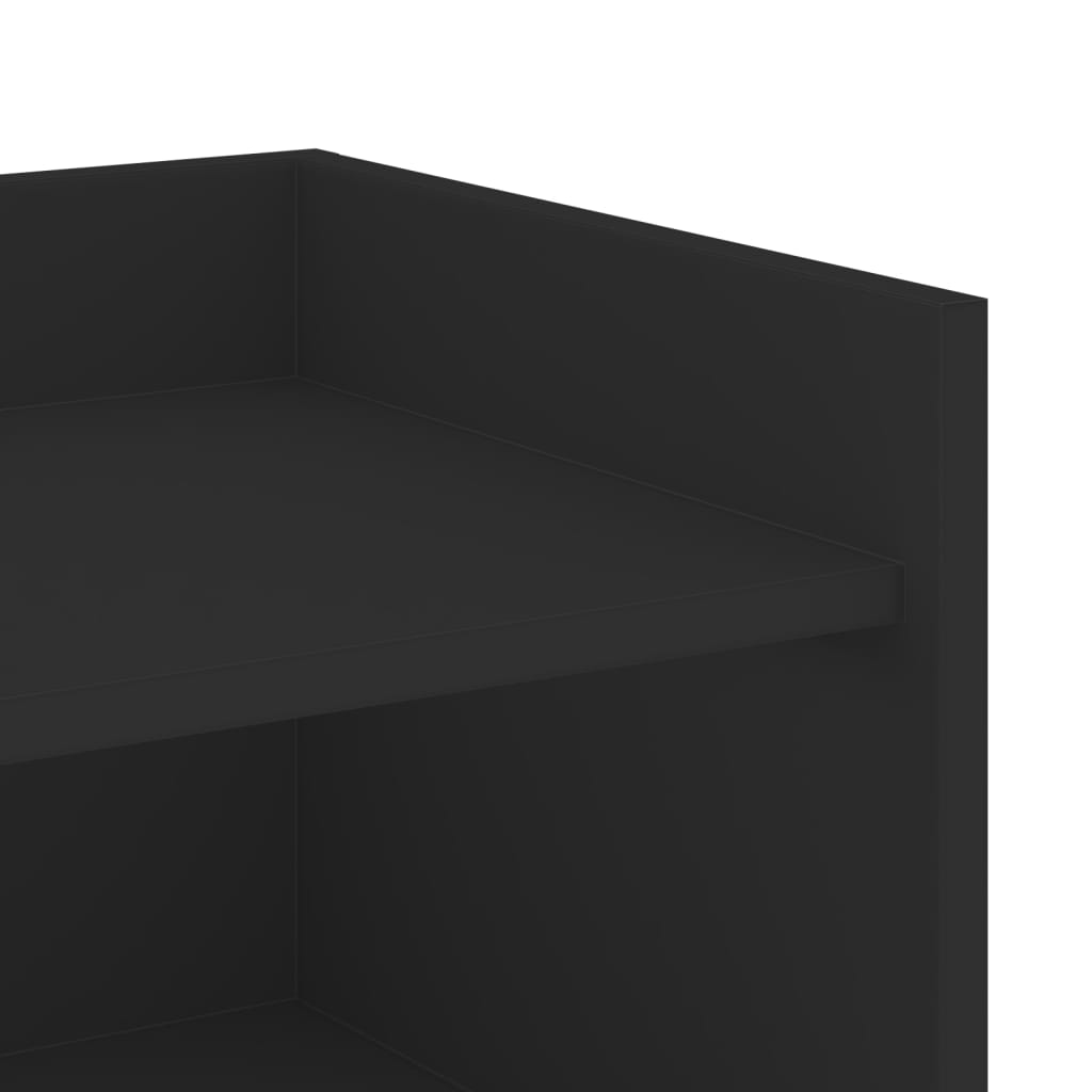Skjenk svart 45x35x75 cm konstruert tre