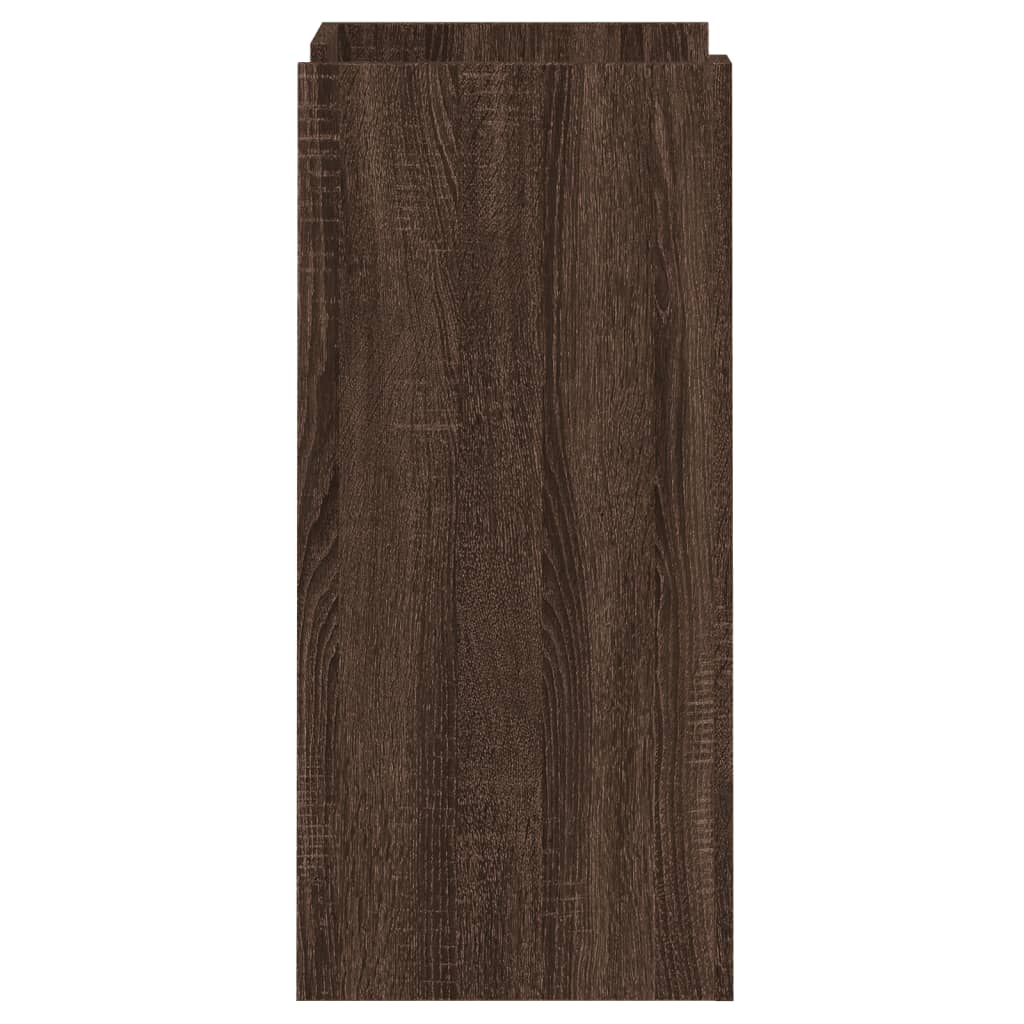 Skjenk brun eik 45x35x75 cm konstruert tre