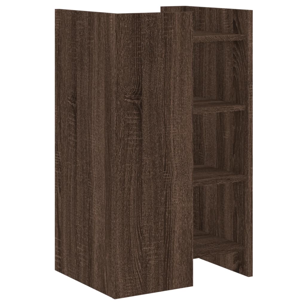 Skjenk brun eik 45x35x75 cm konstruert tre