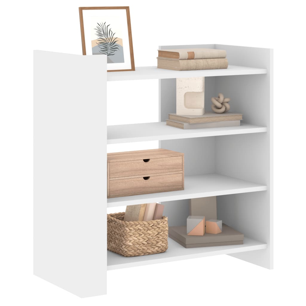 Skjenk hvit 73,5x35x75 cm konstruert tre