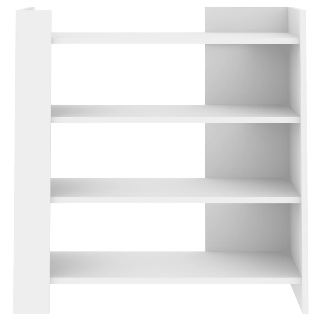 Skjenk hvit 73,5x35x75 cm konstruert tre
