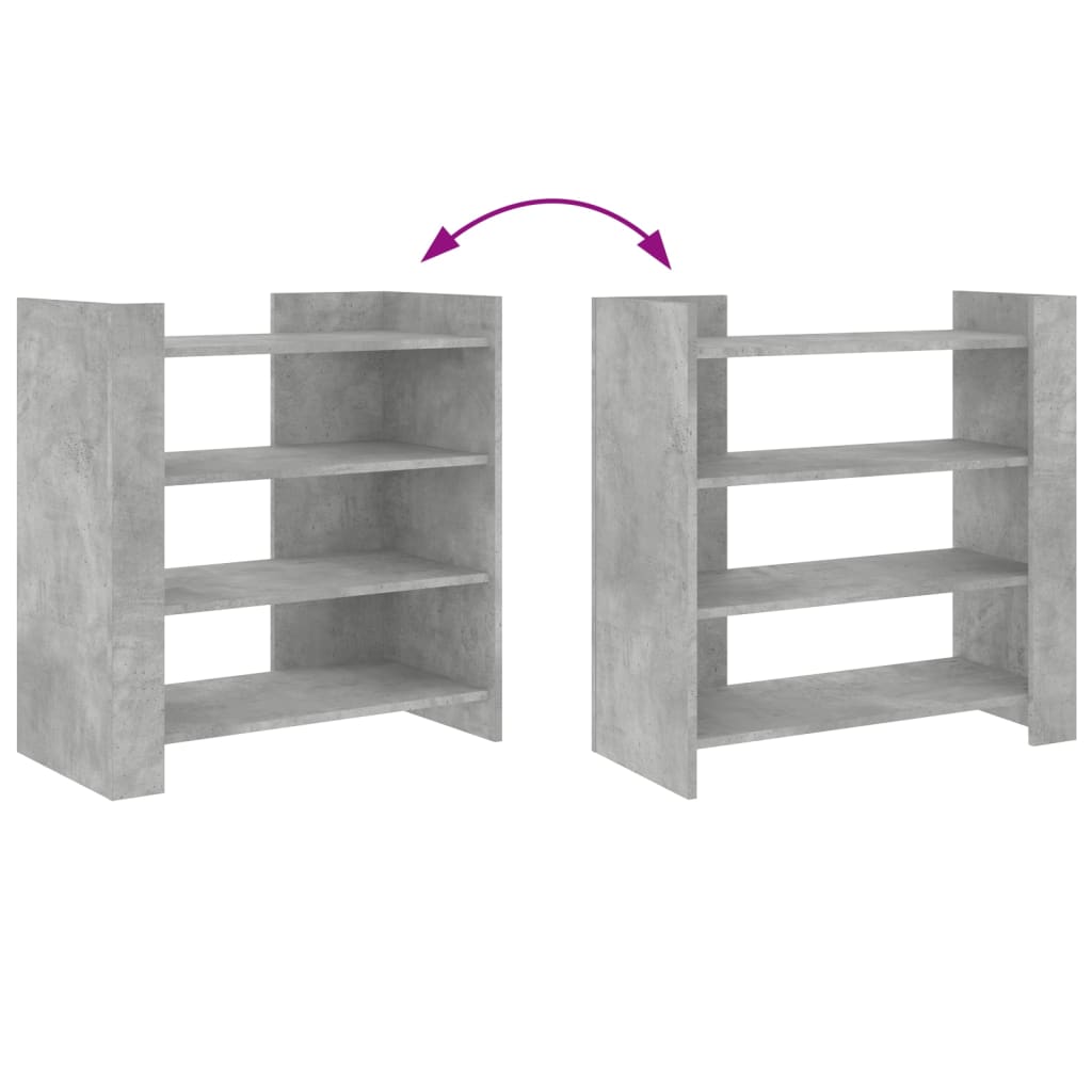 Skjenk betonggrå 73,5x35x75 cm konstruert tre