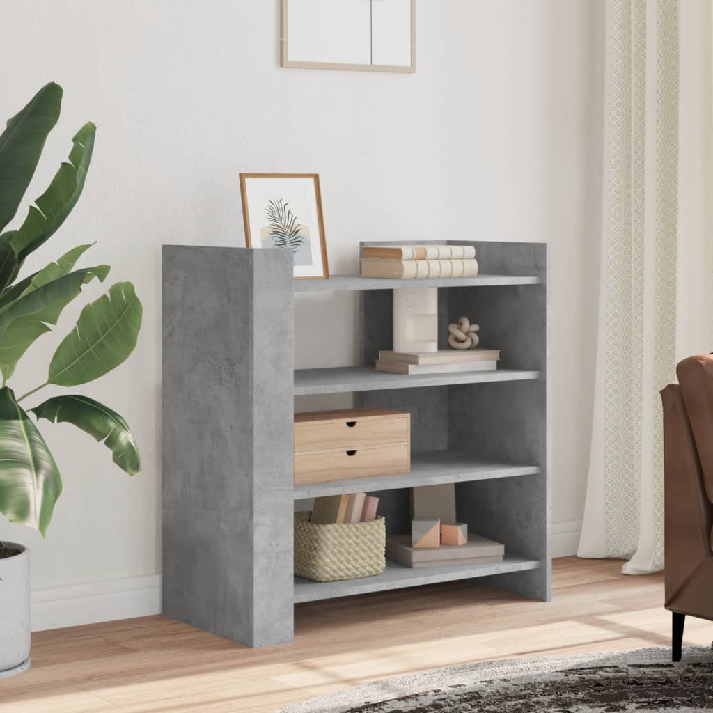 Skjenk betonggrå 73,5x35x75 cm konstruert tre