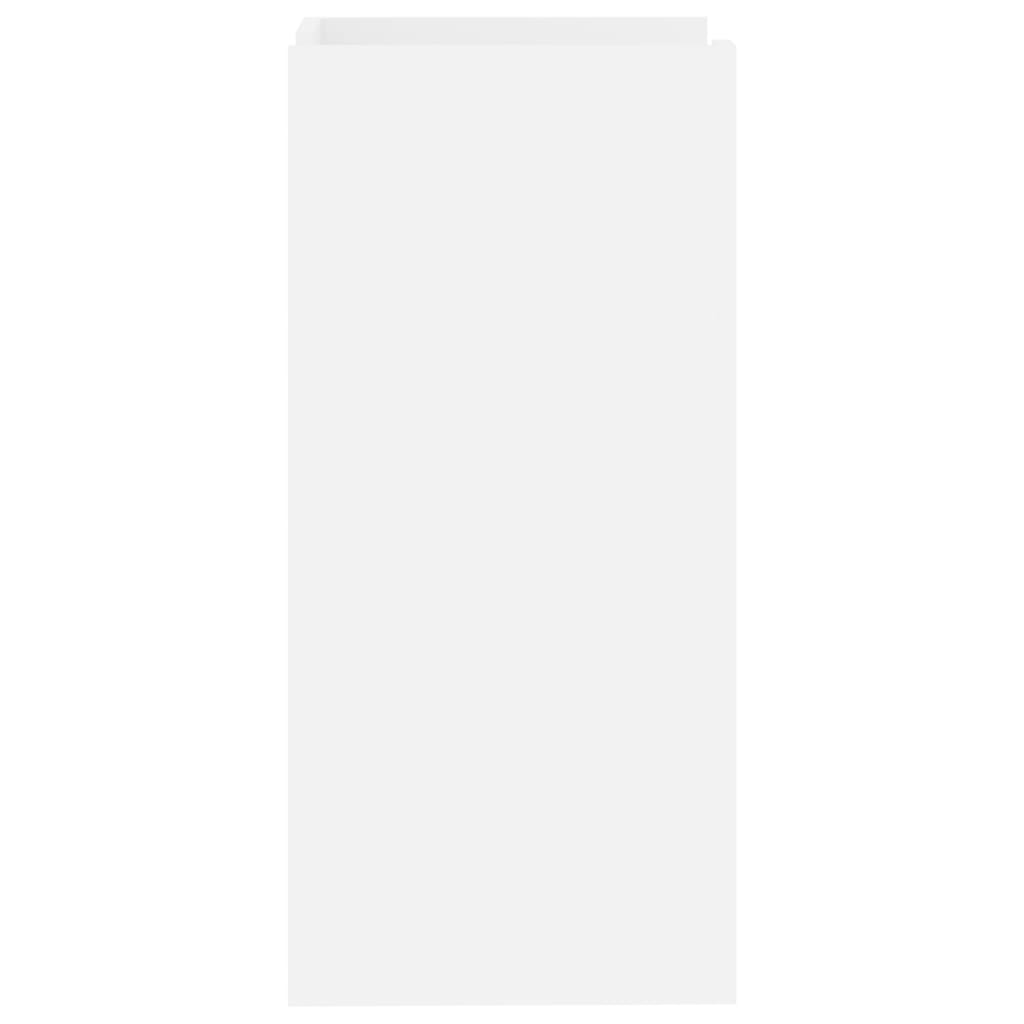Skjenk hvit 45x35x75 cm konstruert tre