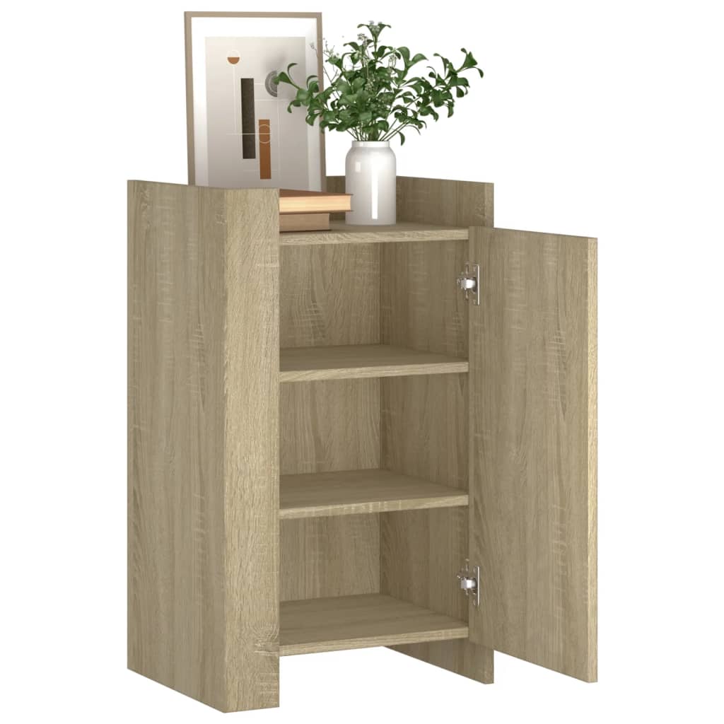 Skjenk sonoma eik 45x35x75 cm konstruert tre