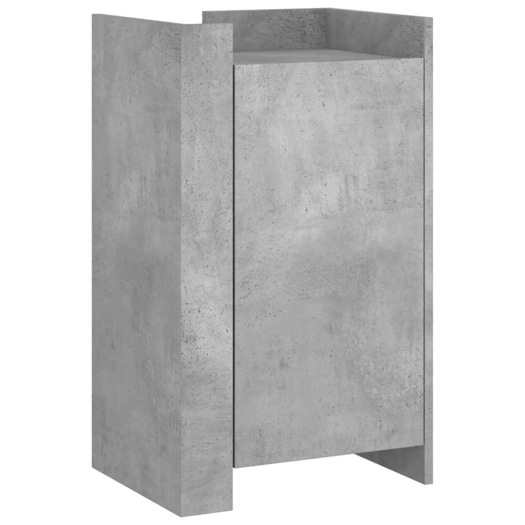 Skjenk betonggrå 45x35x75 cm konstruert tre