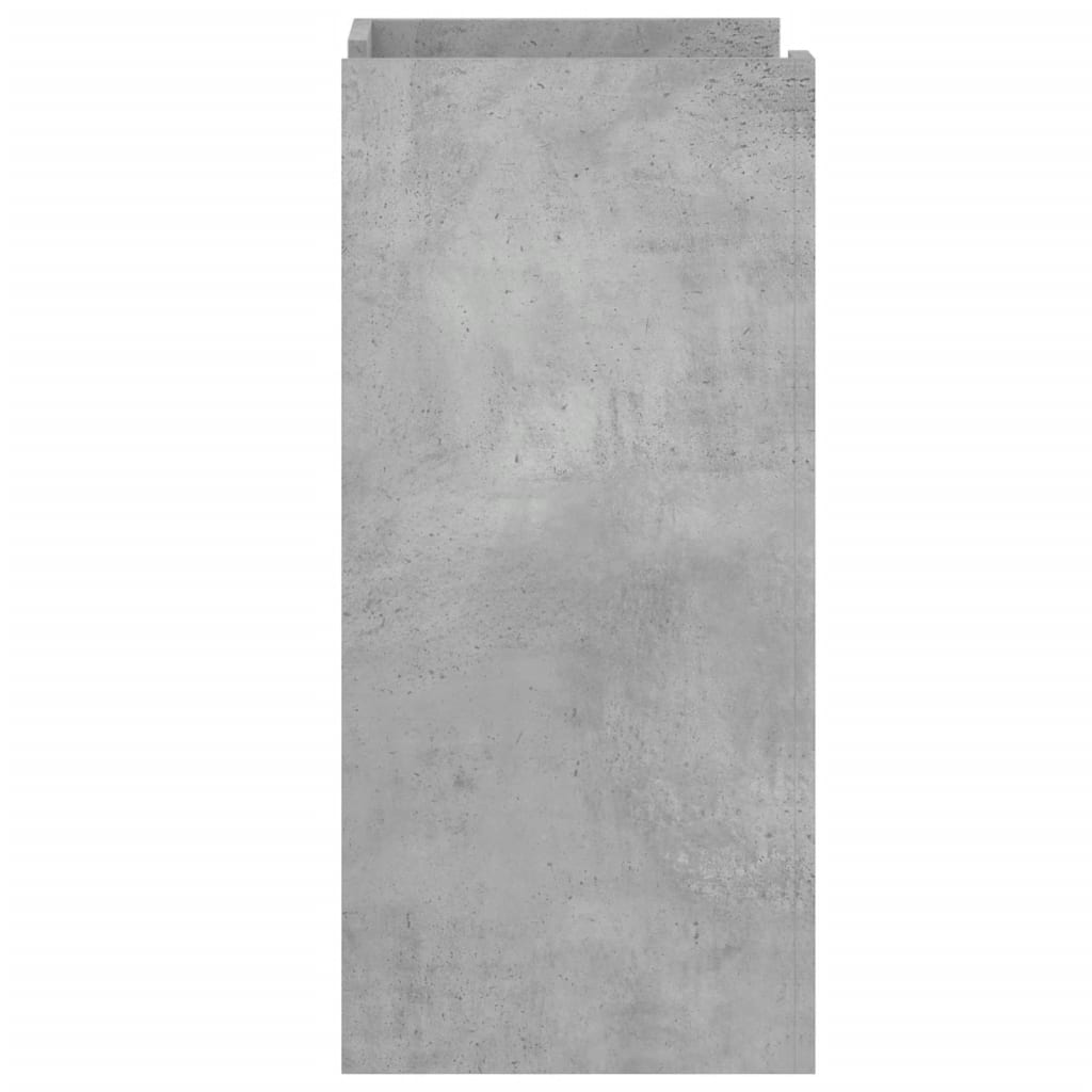 Skjenk betonggrå 45x35x75 cm konstruert tre