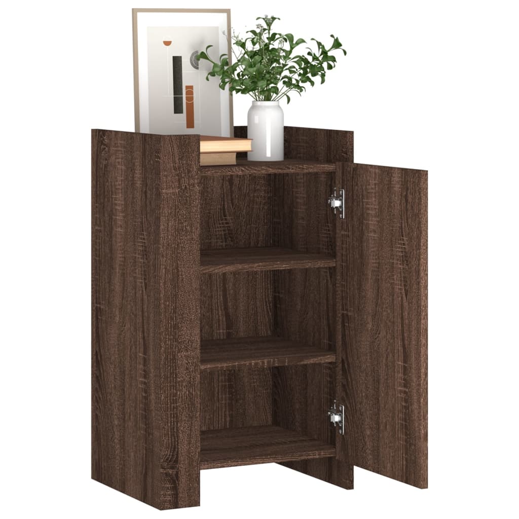 Skjenk brun eik 45x35x75 cm konstruert tre