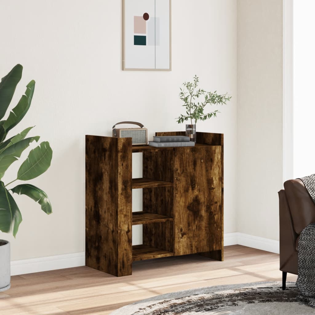 Skjenk røkt eik 73,5x35x75 cm konstruert tre
