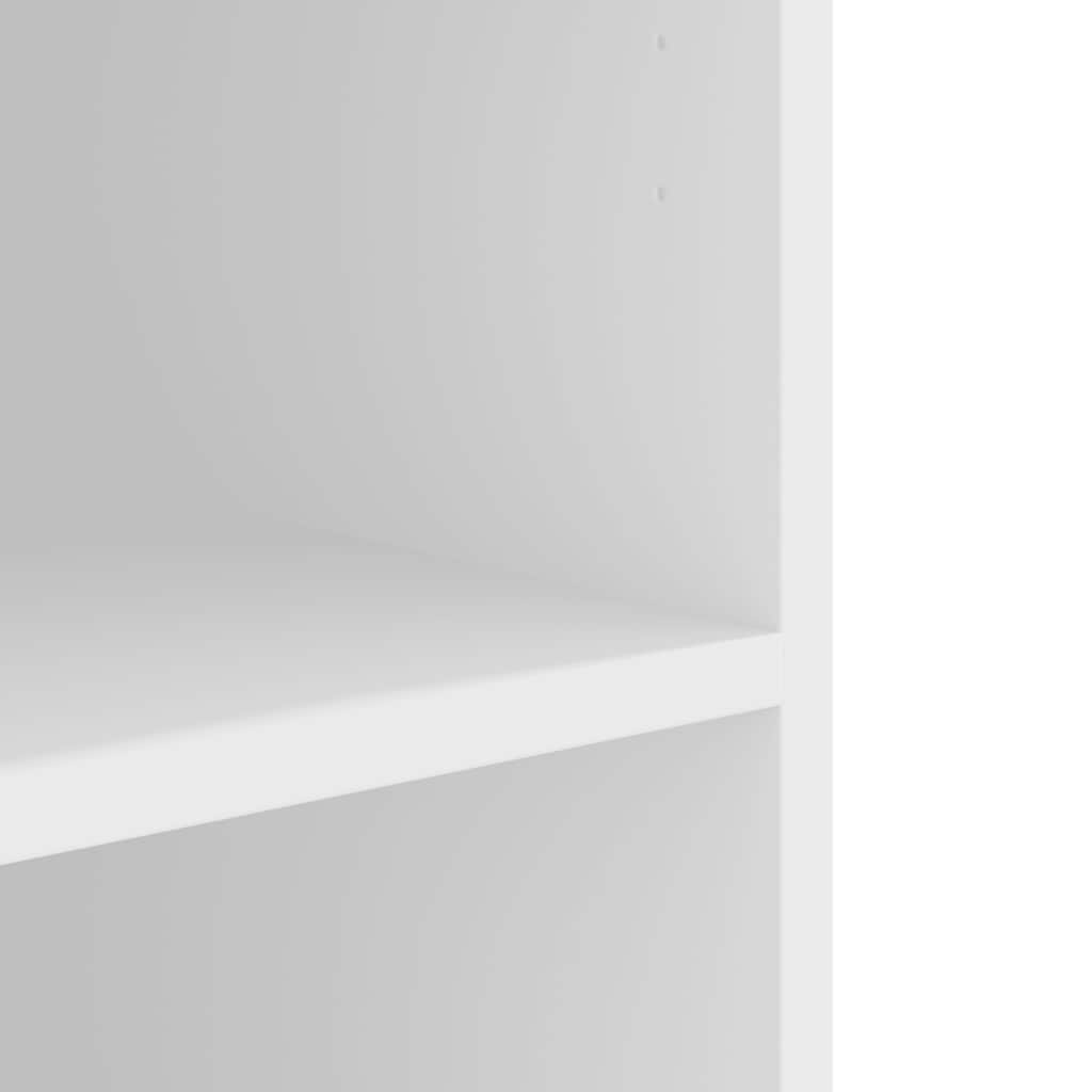 Veggskap hvit 75x35x60 cm konstruert tre