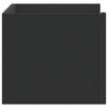 Vegghylle svart 70,5x35x30,5 cm konstruert tre