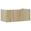 Vegghylle sonoma eik 70,5x35x30,5 cm konstruert tre