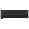 Vegghylle svart 100x35x30,5 cm sponplate