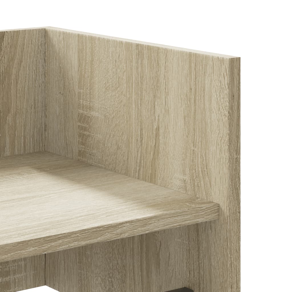 Vegghylle sonoma eik 100x35x30,5 cm sponplate