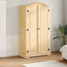 Garderobe Corona 102x52x186 cm heltre furu
