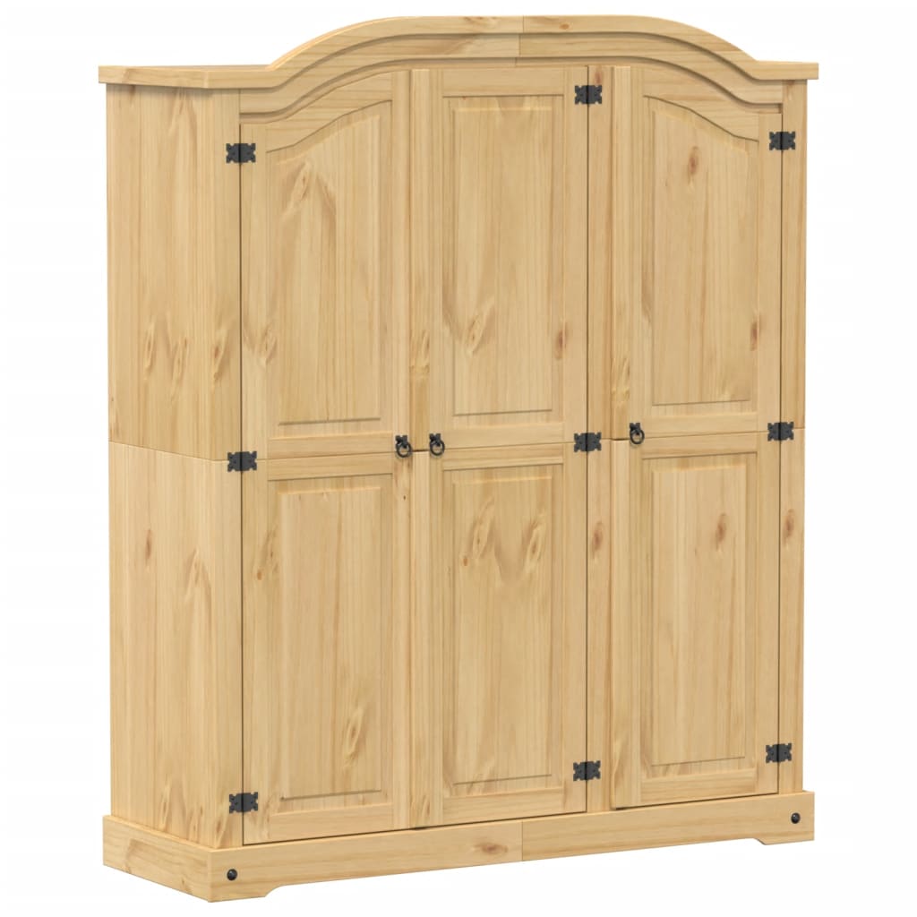 Garderobe Corona 151,5x52x186 cm heltre furu