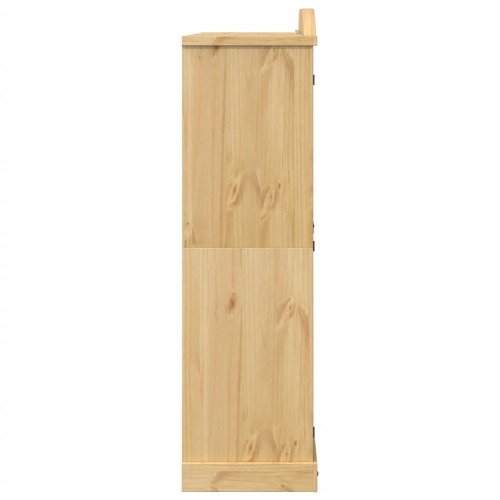 Garderobe Corona 151,5x52x186 cm heltre furu