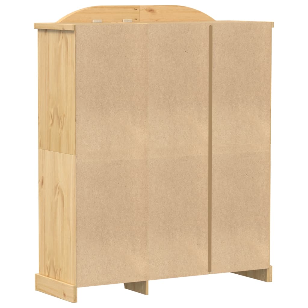 Garderobe Corona 151,5x52x186 cm heltre furu