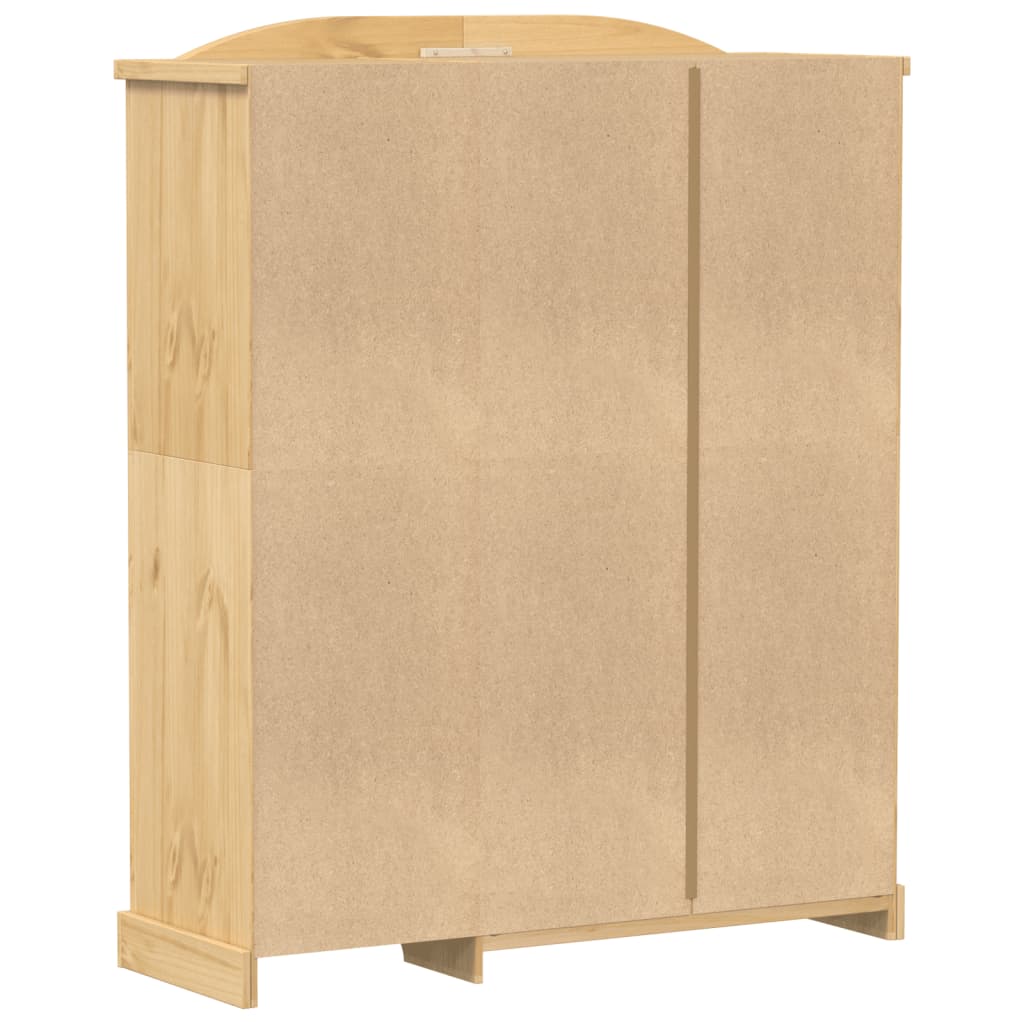 Garderobe Corona 151,5x52x186 cm heltre furu