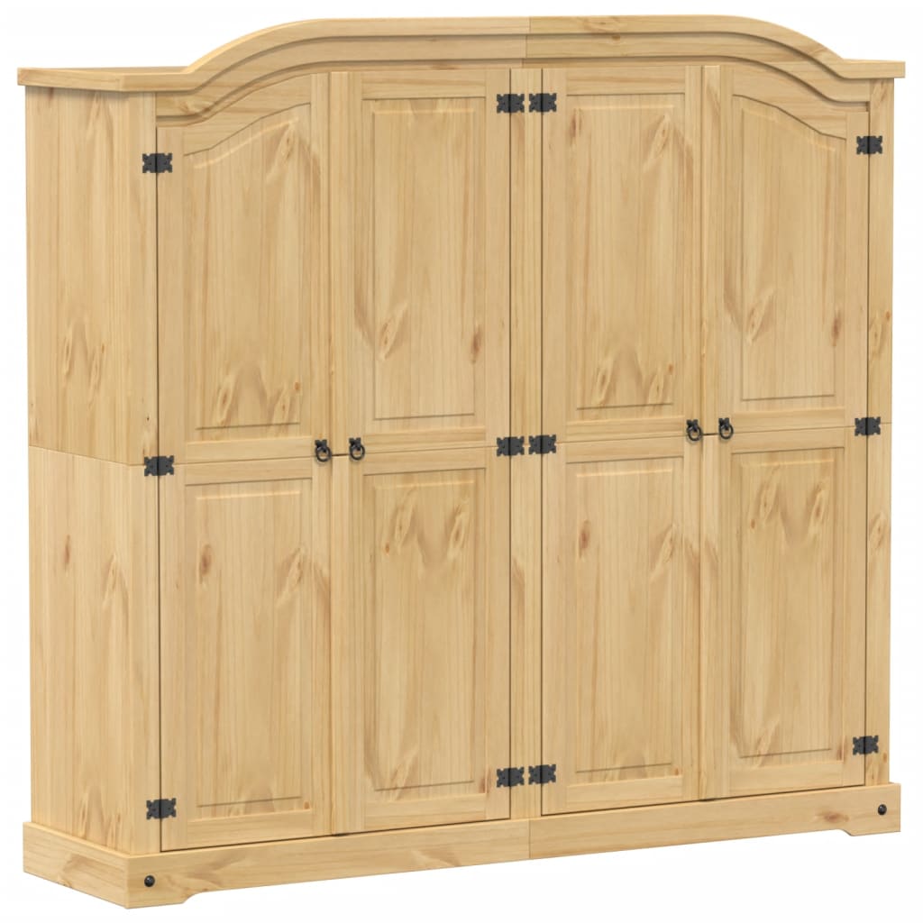 Garderobe Corona 194x52x186 cm heltre furu