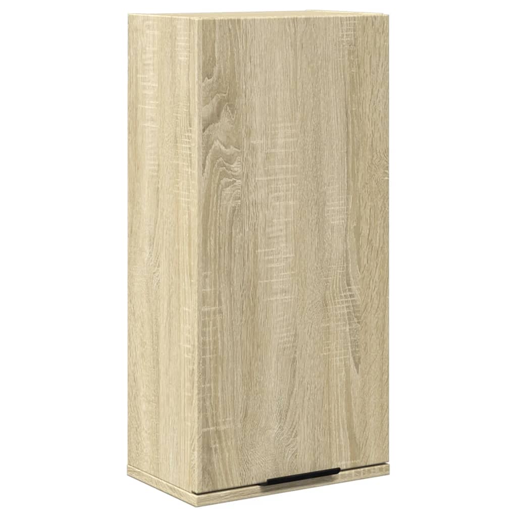 Vegghengt baderomsskap sonoma eik 32x20x67 cm
