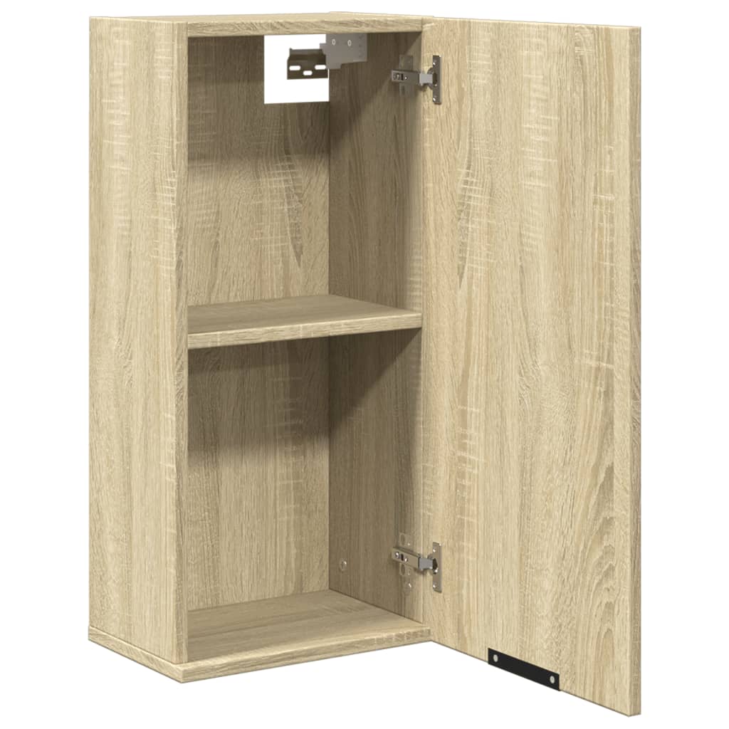 Vegghengt baderomsskap sonoma eik 32x20x67 cm