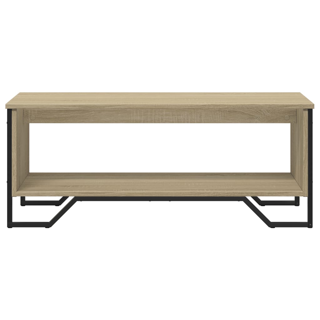 Salongbord sonoma eik 100x51x40 cm konstruert tre