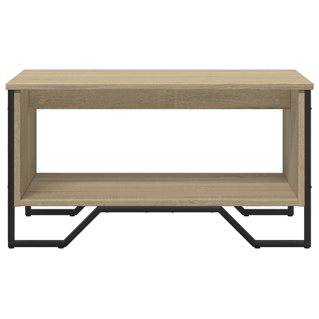 Salongbord sonoma eik 75x51x40 cm konstruert tre