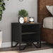 Nattbord svart 2 stk 40x30x40 cm konstruert tre