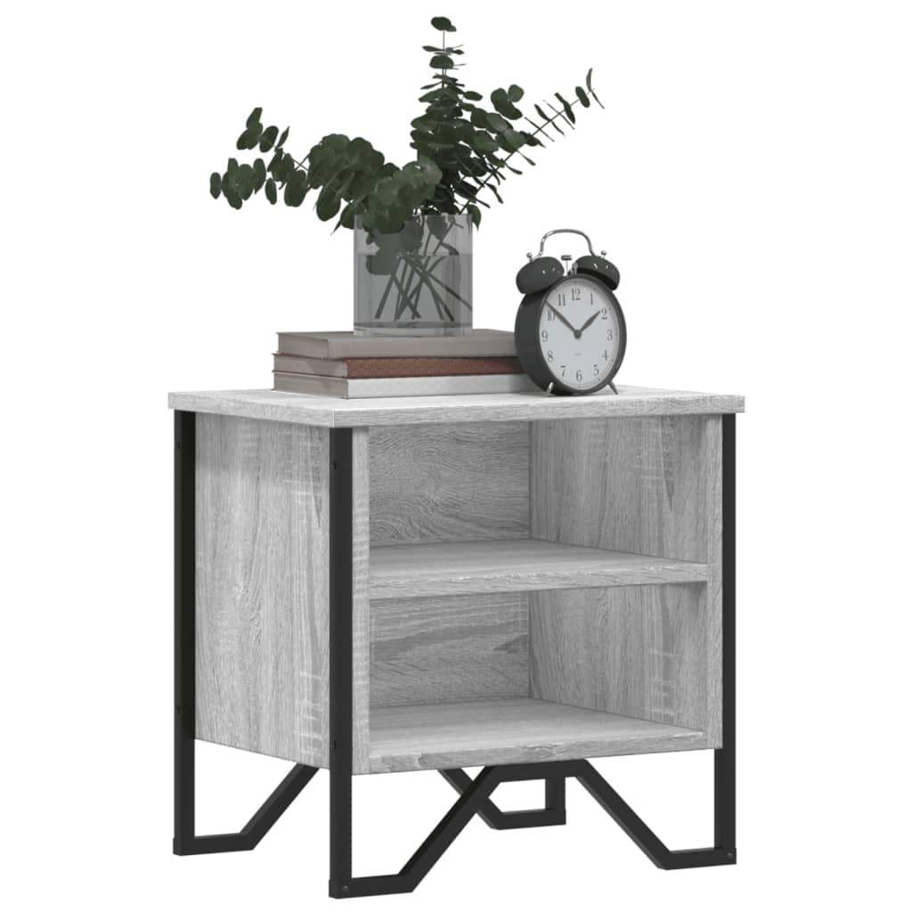 Nattbord 2 stk sonoma 2 stk eik 40x30x40 cm konstruert tre