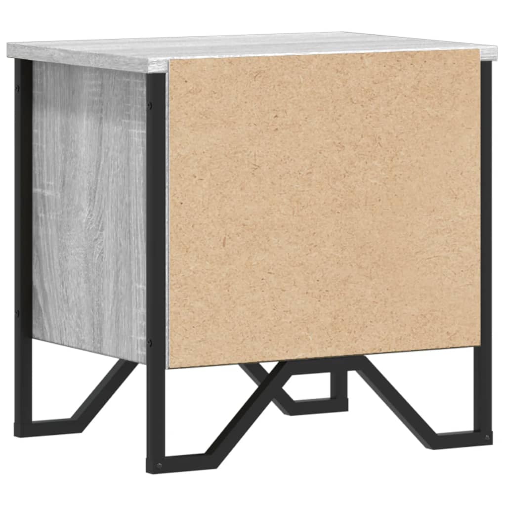 Nattbord 2 stk sonoma 2 stk eik 40x30x40 cm konstruert tre
