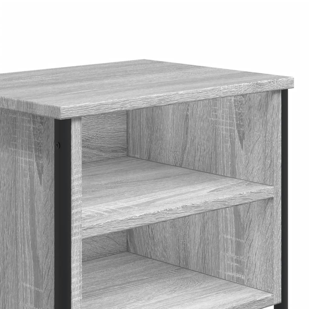 Nattbord 2 stk sonoma 2 stk eik 40x30x40 cm konstruert tre