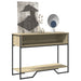 Konsollbord sonoma eik 100x35x74,5 cm konstruert tre
