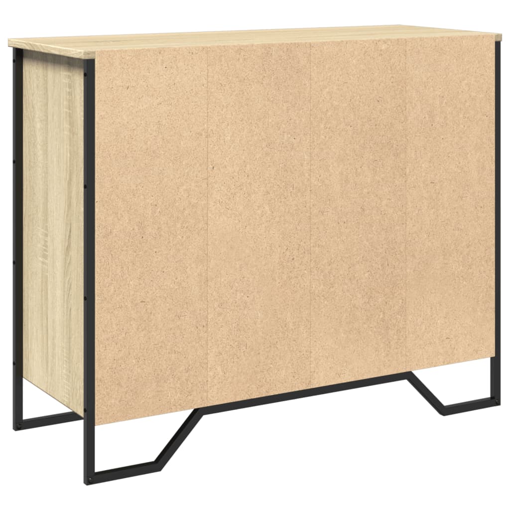 Skjenk sonoma eik 91x35,5x74,5 cm konstruert tre