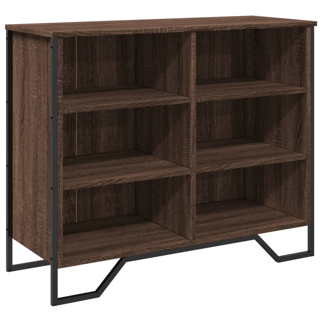 Skjenk brun eik 91x35,5x74,5 cm konstruert tre