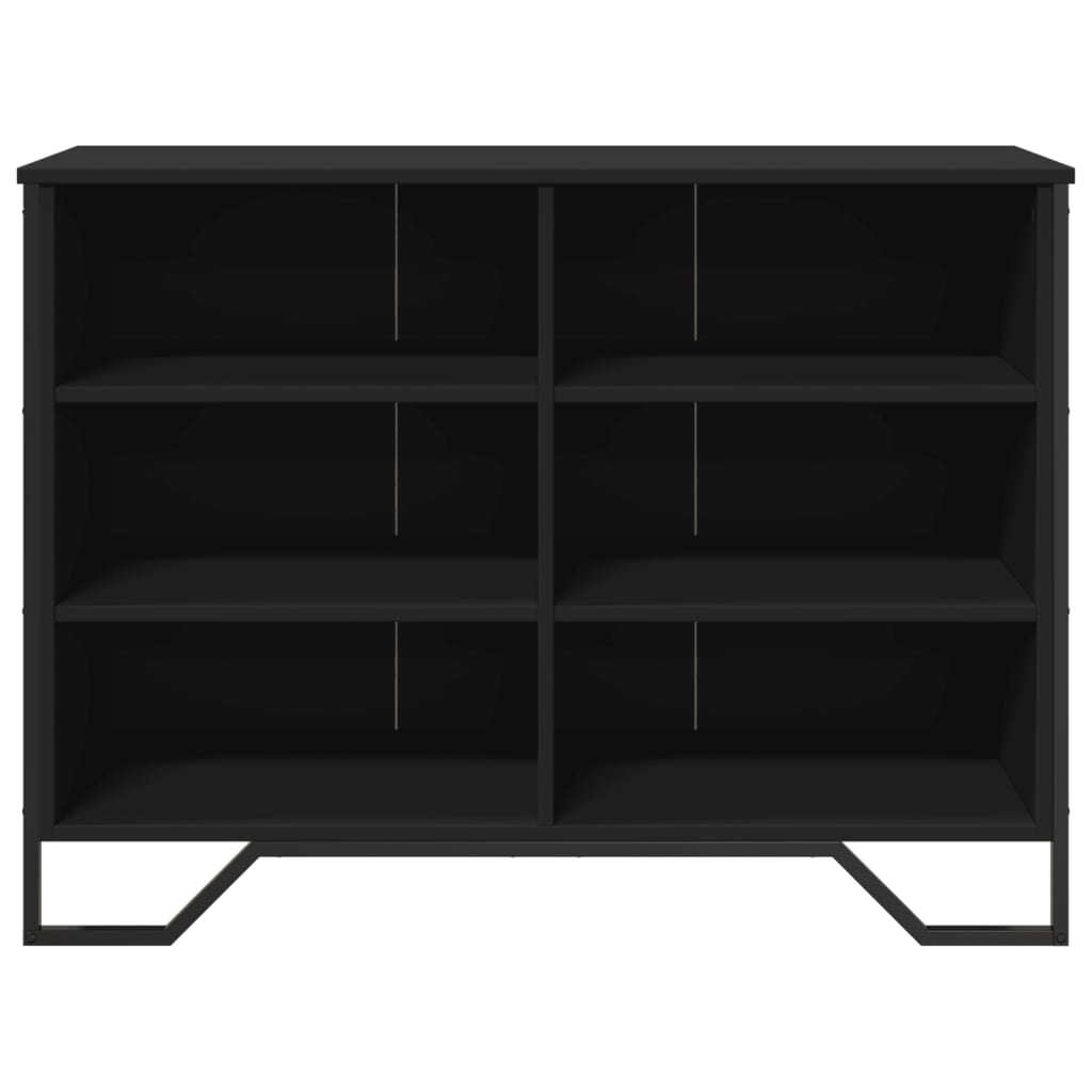 Skjenk svart 101x35,5x74,5 cm konstruert tre