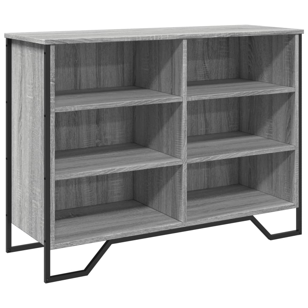 Skjenk grå sonoma 101x35,5x74,5 cm konstruert tre
