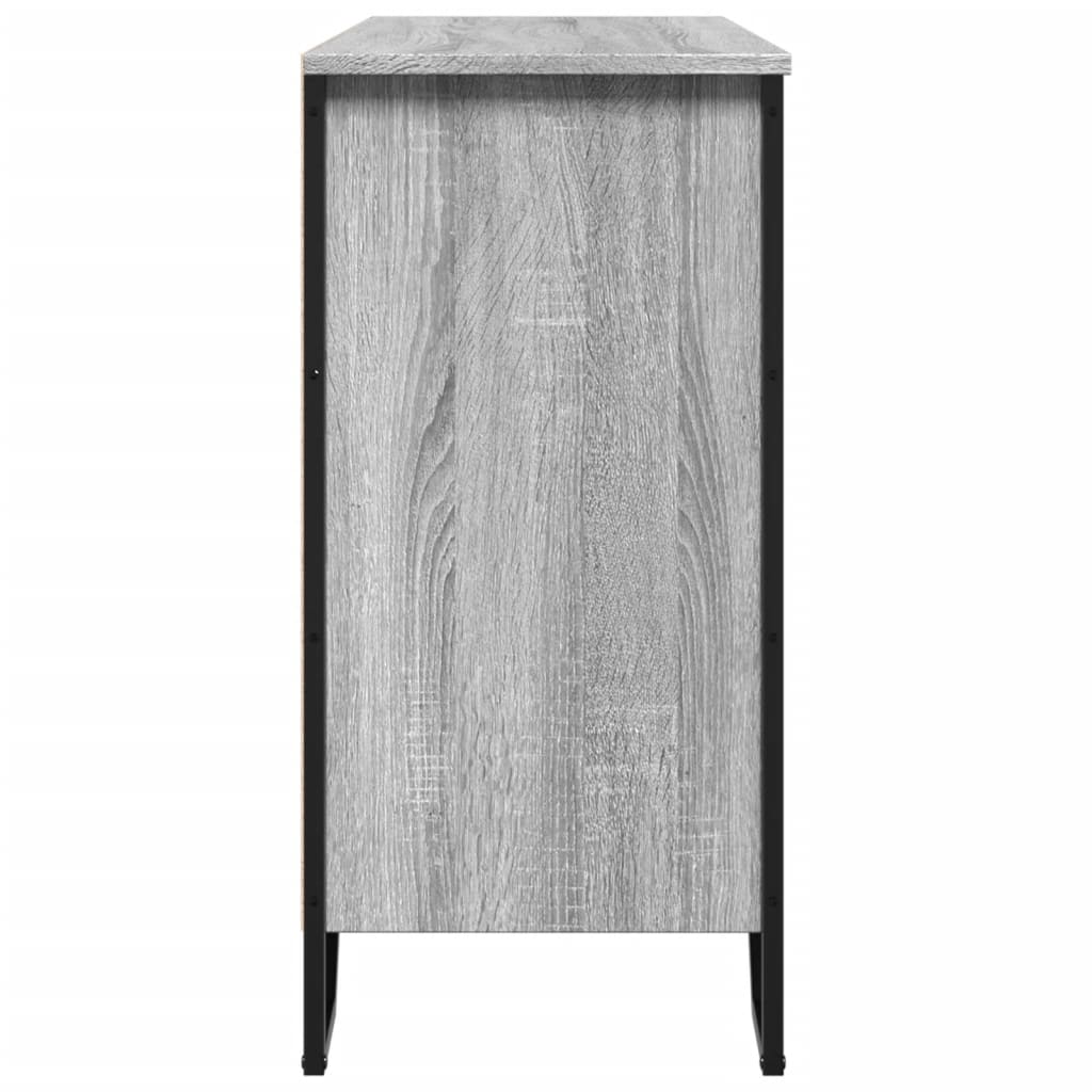 Skjenk grå sonoma 101x35,5x74,5 cm konstruert tre