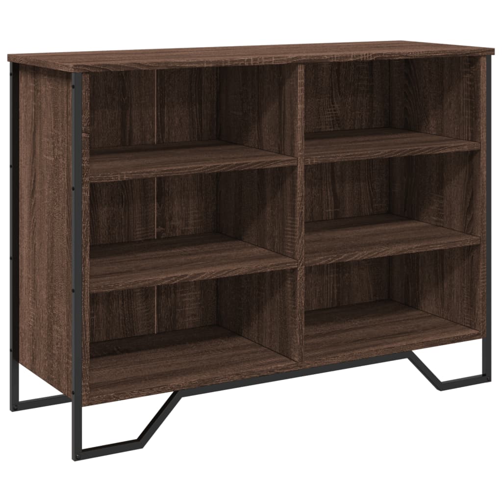 Skjenk brun eik 101x35,5x74,5 cm konstruert tre