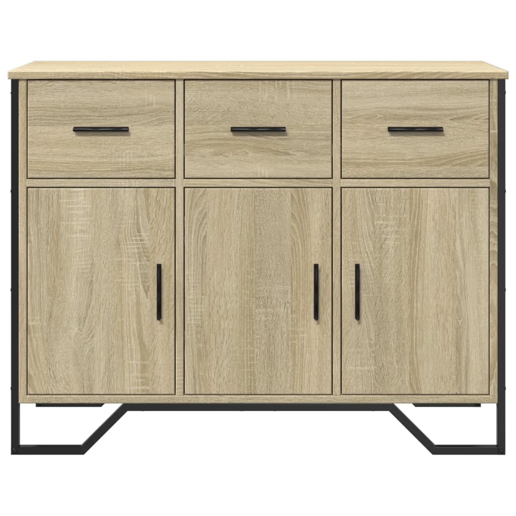 Skjenk sonoma eik 97x32,5x74,5 cm konstruert tre