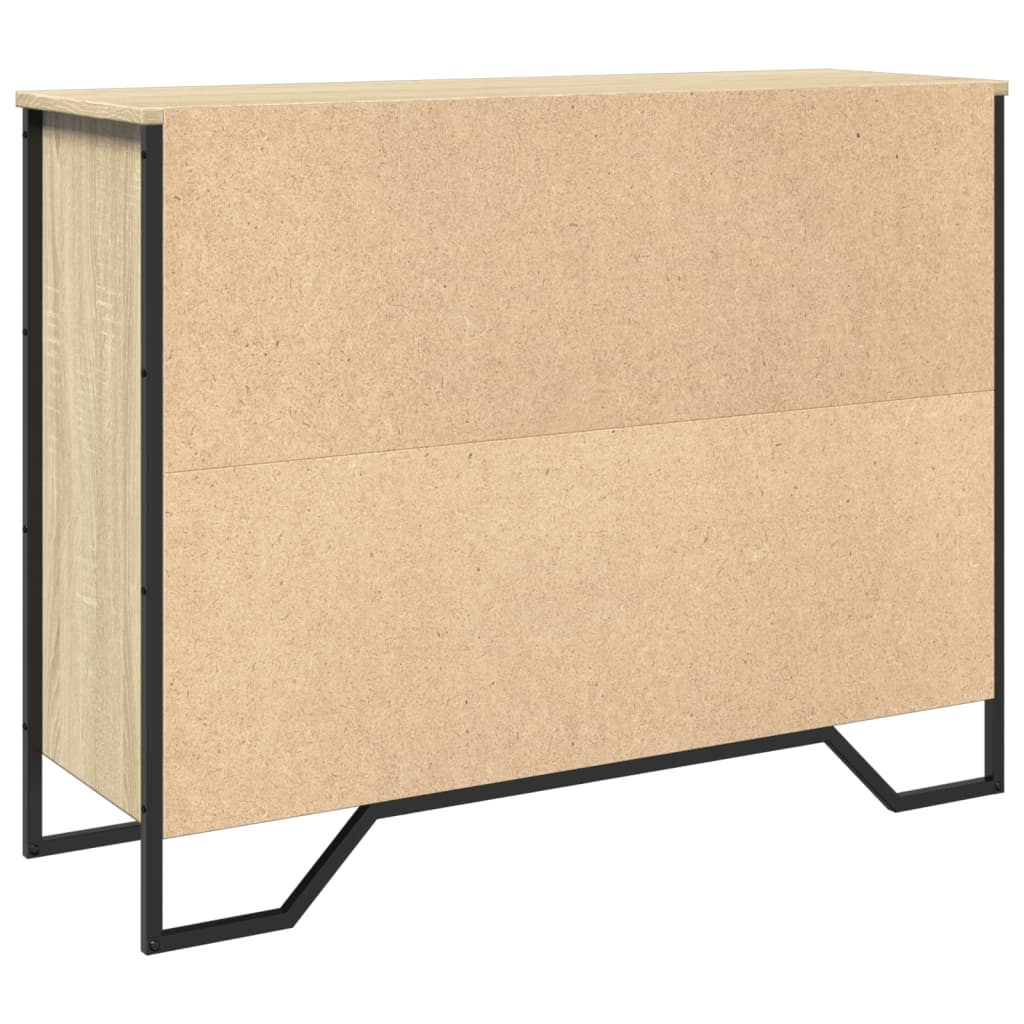 Skjenk sonoma eik 97x32,5x74,5 cm konstruert tre
