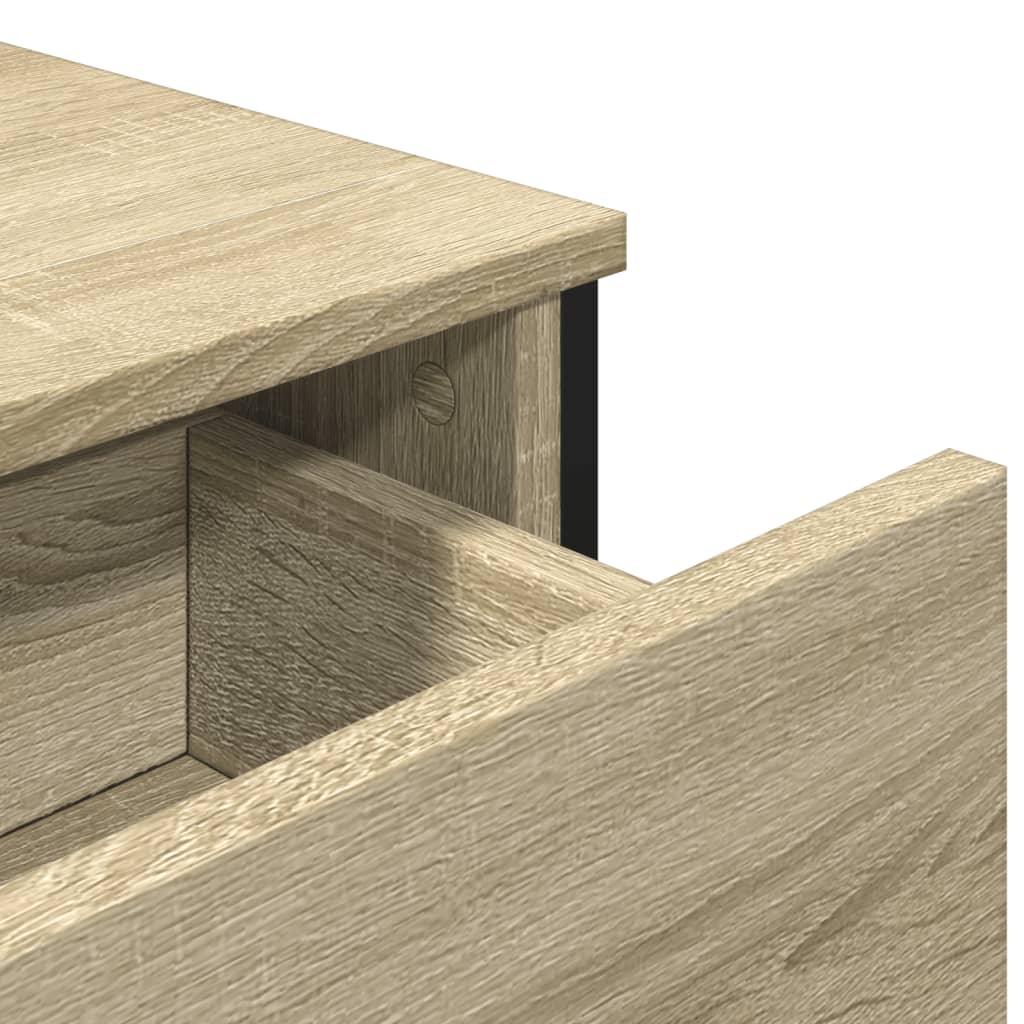Skjenk sonoma eik 97x32,5x74,5 cm konstruert tre
