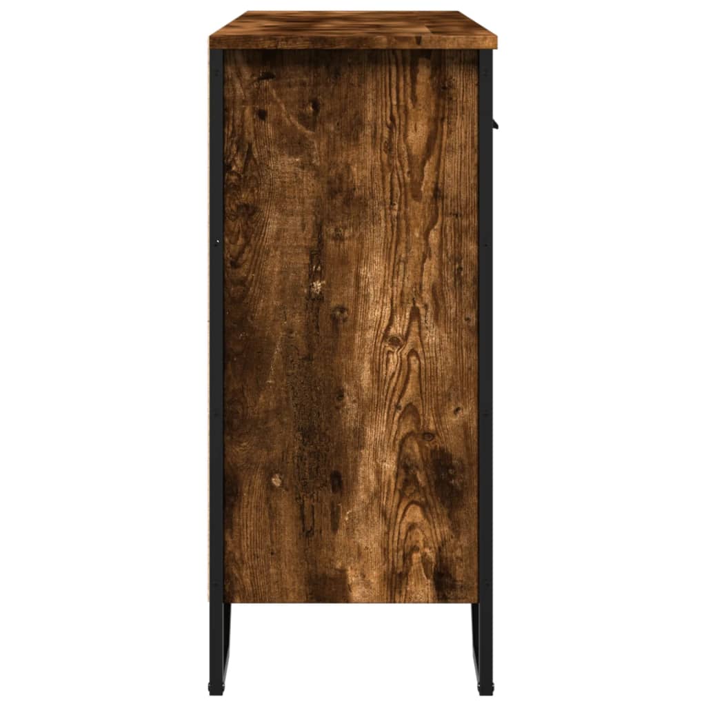 Skjenk røkt eik 97x32,5x74,5 cm konstruert tre