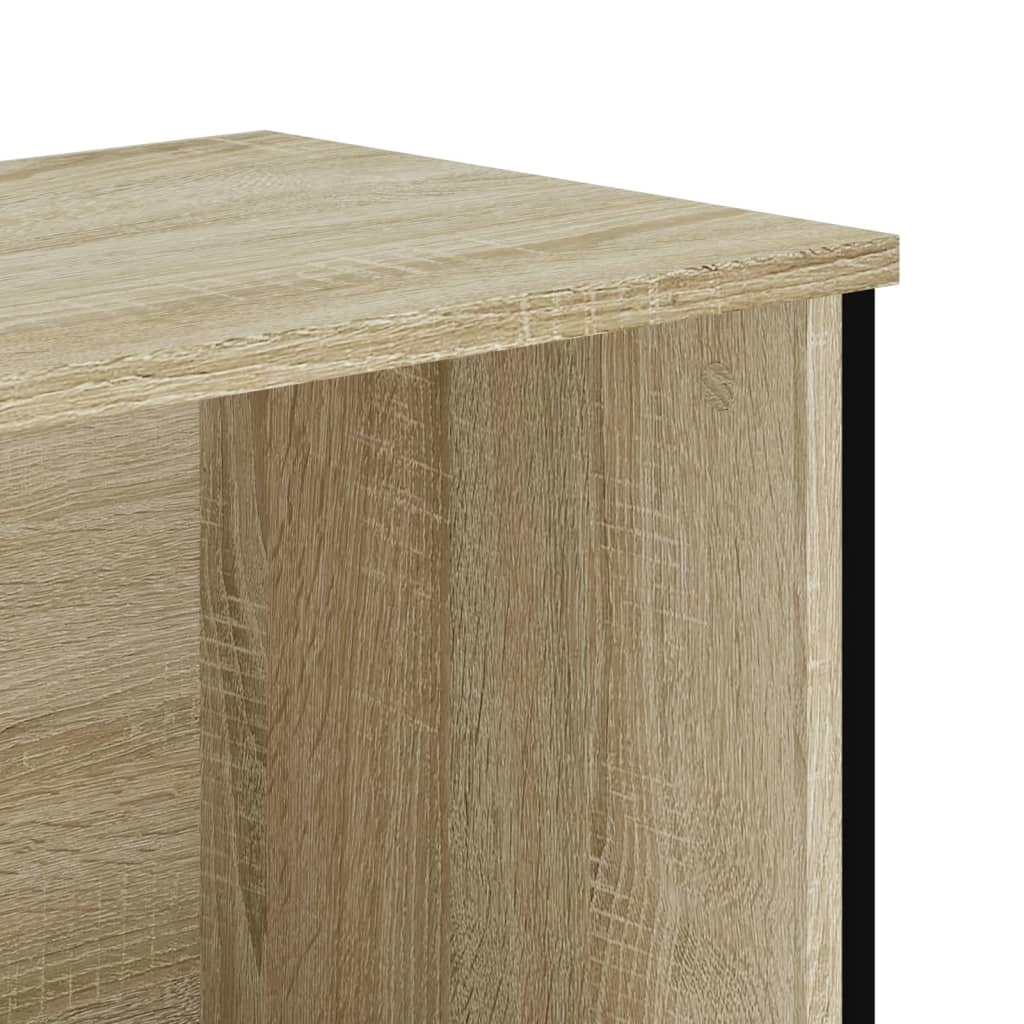 Bokhylle sonoma eik 50x31x106 cm konstruert tre