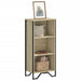 Bokhylle sonoma eik 50x31x106 cm konstruert tre