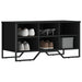 Skoskap svart 90x38x45,5 cm konstruert tre