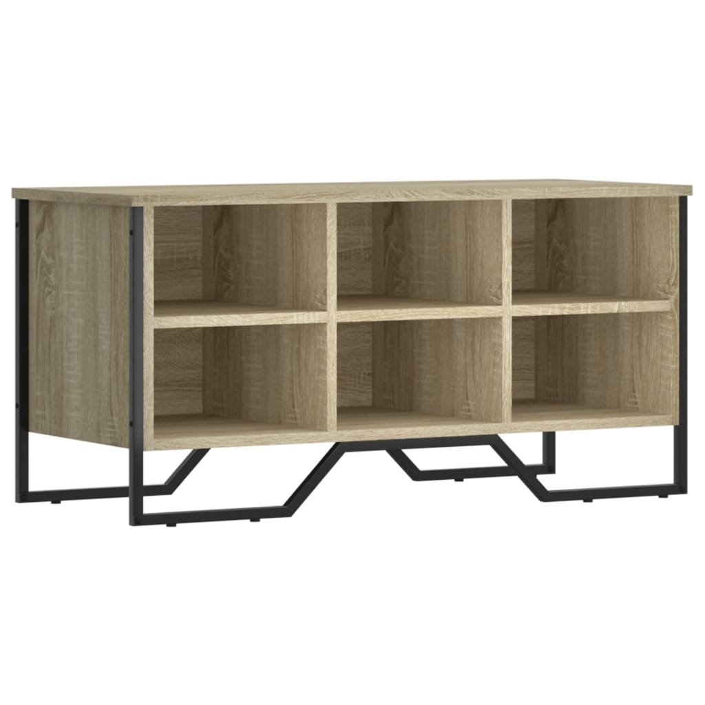Skohylle sonoma eik 90x38x45,5 cm konstruert tre