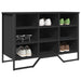 Skohylle svart 90x38x61,5 cm konstruert tre