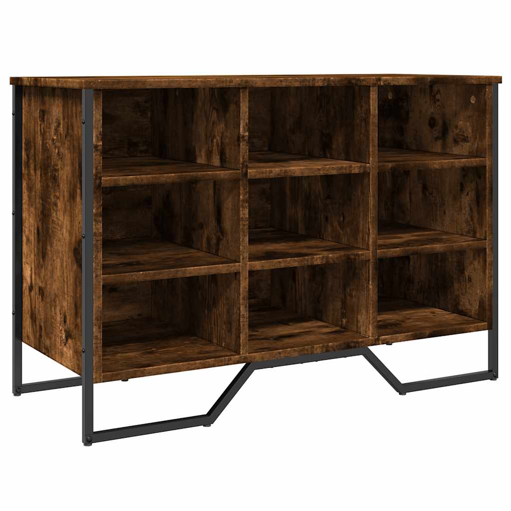 Skohylle røkt eik 90x38x61,5 cm konstruert tre