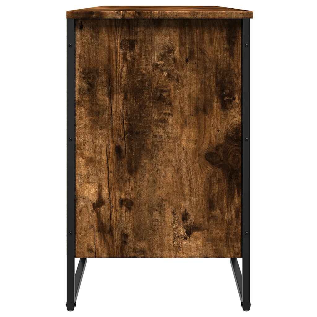 Skohylle røkt eik 90x38x61,5 cm konstruert tre